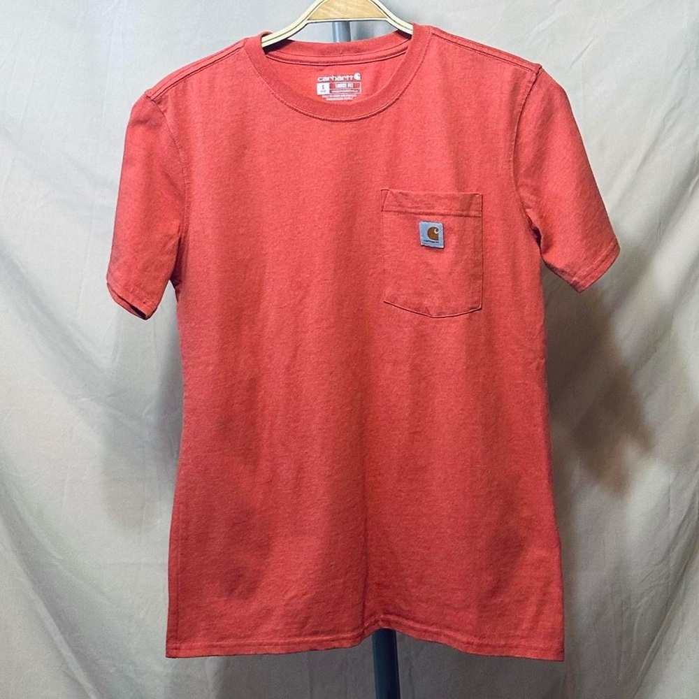 CARHARTT WOMENS POCKET T-SHIRT - S(4-6)